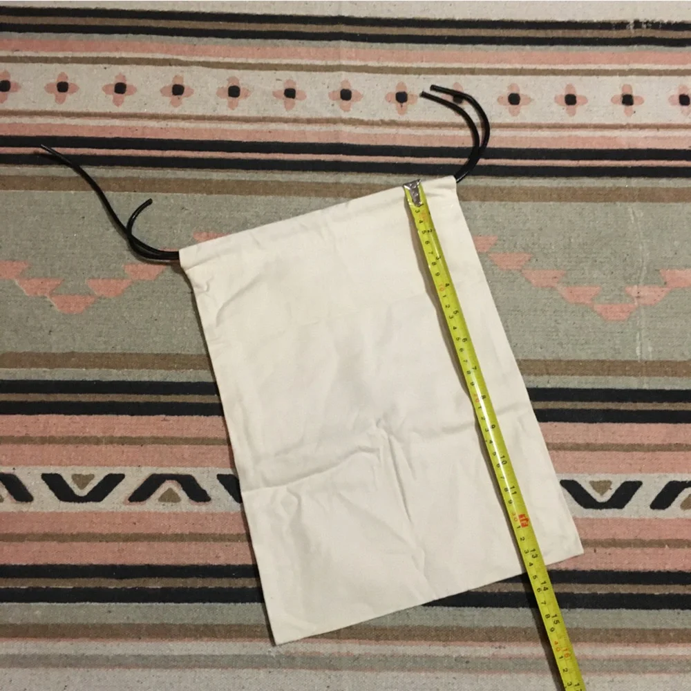 Ashya pink logo drawstring dustbag new
